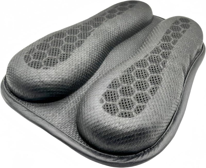 GallopingKnight Motorcycle Gel Seat Cushion - 3D Honeycomb Shock-Absorbing Breathable Seat Cover - Sunscreen & Waterproof Bike Seat Pad - Image 3